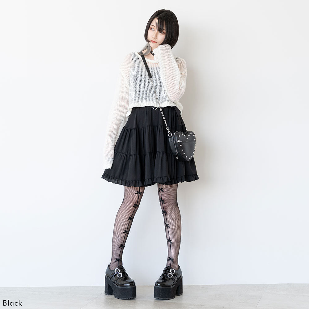 センターリボン網みタイツ – レディースファッション通販の夢展望【公式】