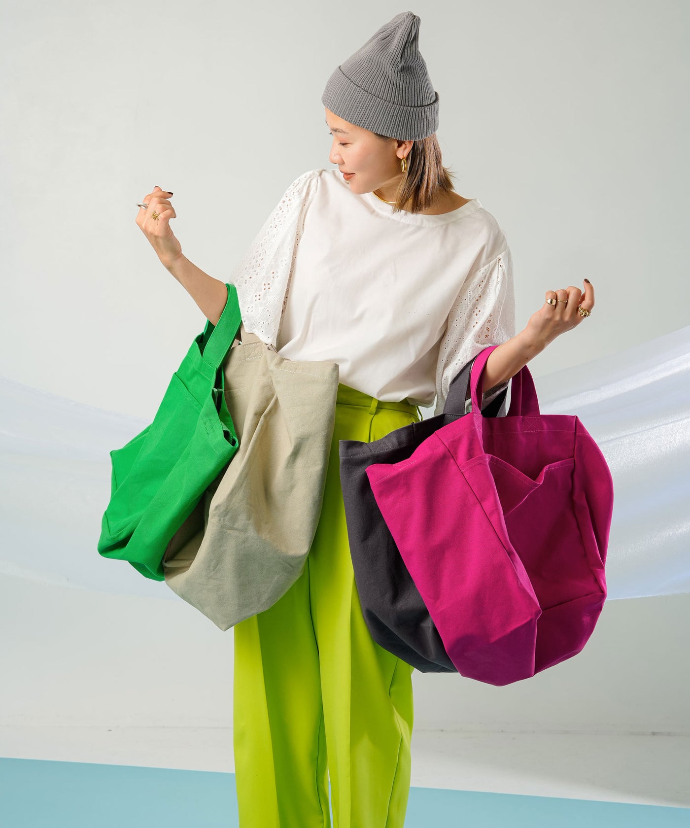 ITEM ビッグトートバッグ 2WAY 2wayビッグトートバッグ – レディースファッション通販の夢展望【公式】