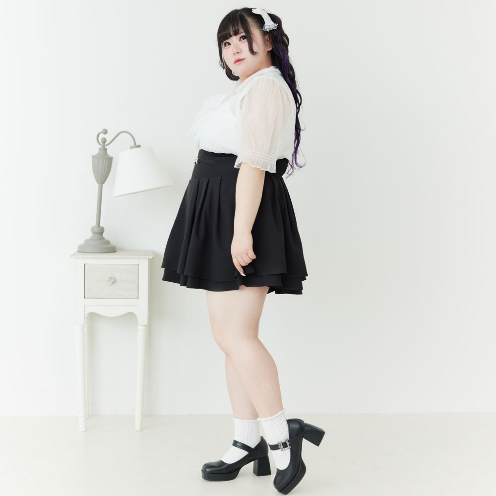 美シルエットミニスカート フロントビットDollyシルエットスカート – レディース