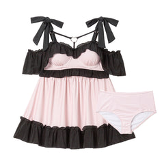 ショート　ピンク黒