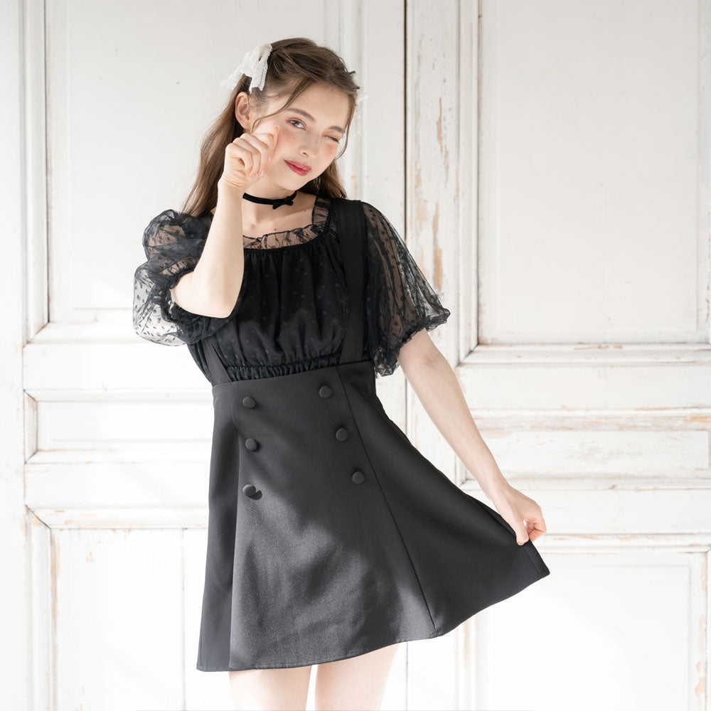 ブラックリボンベロアチョーカー – レディースファッション通販の夢