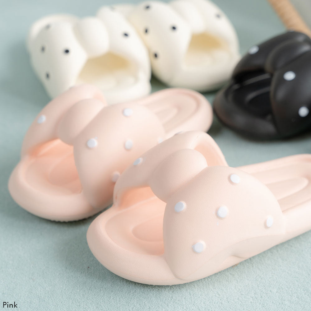 ぷっくりドットリボンスリッパ – レディースファッション通販の