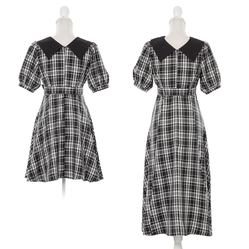 オープンカラーオトナフレンチワンピース – レディース