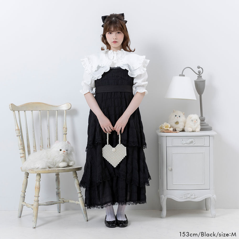 ティアードレースキャミワンピース – レディースファッション通販の夢