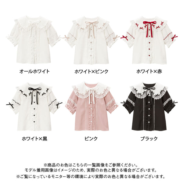 リボンレースロリータブラウス