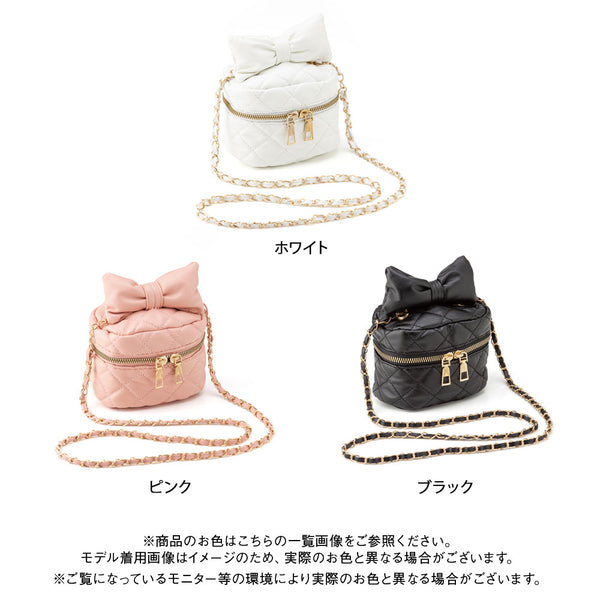 トップリボンミニショルダーバッグ