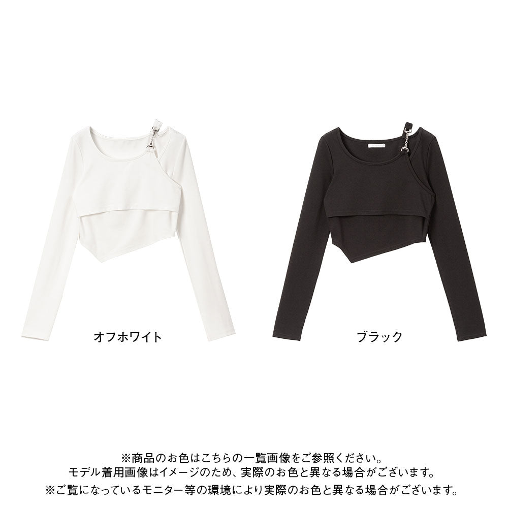 アシンメトリーレイヤードカットソー – レディースファッション通販の夢展望【公式】